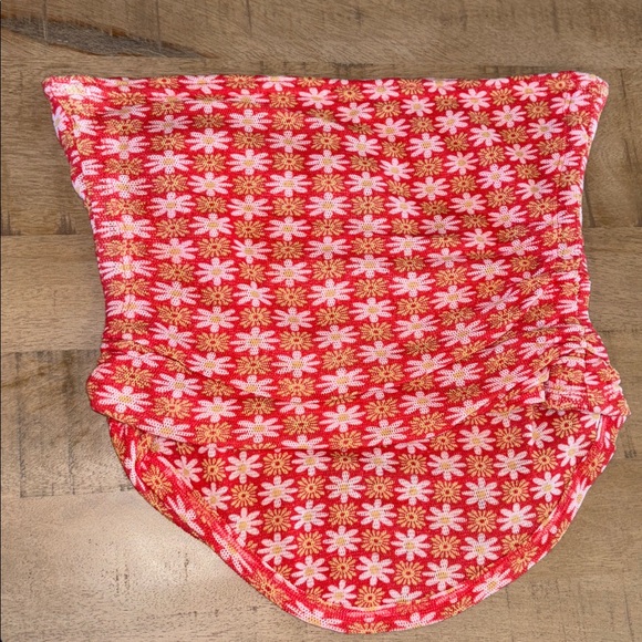 Free People Boulevard Tube Top Flower Print Medium NWT NEW Festival Boho Summer - Picture 7 of 7